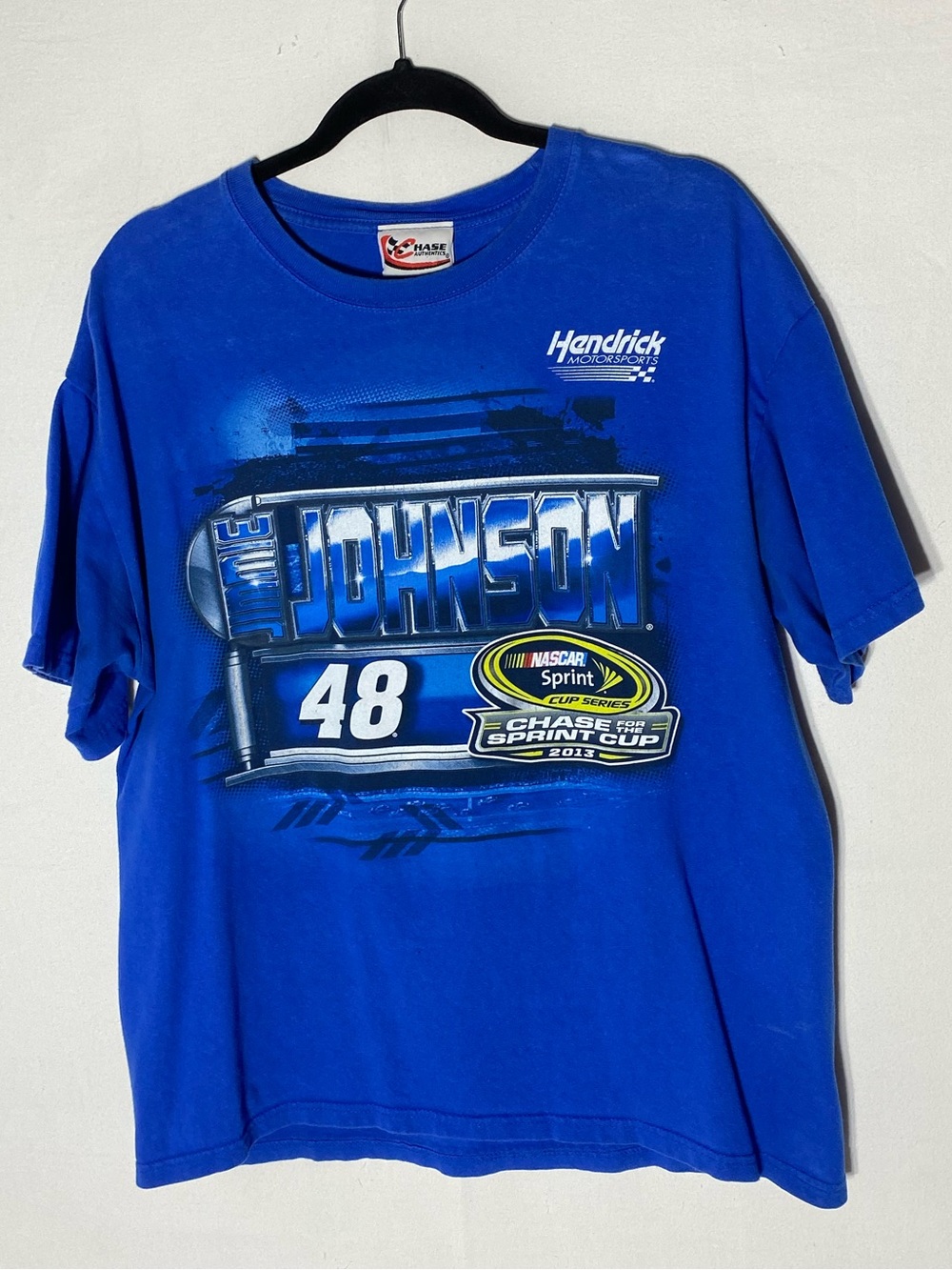 NASCAR 2013 Chase For The Sprint Cup Jimmie Johnson 48 Graphic Tee L